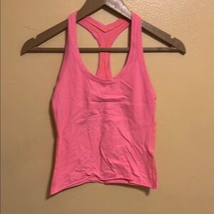 Pink Racerback Tank Top
